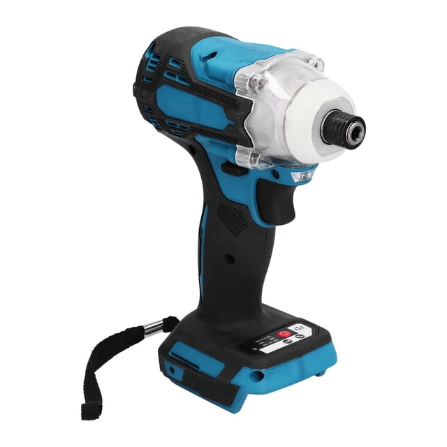 Perceuse à Impact, Perceuse à Main Sans Fil Rechargeable 18V Haute Puissance Haute Torsion avec Mandrin Rond pour Chantiers de Construction pour Entretien Mécanique pour Réparations de Voitures