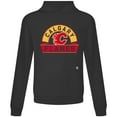 thumbnail image 2 of Men's Levelwear Black Calgary Flames Relay Banner Arch Pullover Hoodie, 2 of 3