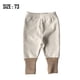 thumbnail image 2 of Laklulu Pantalones de Lana cálidos Extra Gruesos para bebé Legging de Empalme de Felpa de otoño e Invierno para bebé （Albaricoque）,73CM, 2 of 6