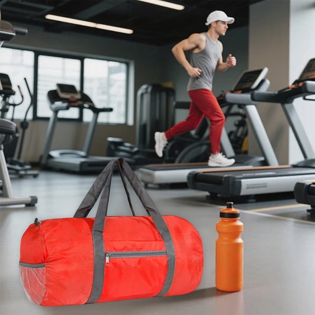 Aodebiao Sac Fourre-Tout Pliable Sac de Sport Léger Sac de Gym Résistant à l'Eau Fourre-Tout de Sport avec Poche Intérieure pour Voyage Entraînement Camping Randonnée Rangement d'Équipement de Plein Air