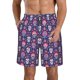 thumbnail image 1 of Fotbe leaf flower Skull colorful Trajes de Baño Estampados para Hombre, Shorts de Verano de Secado Rápido, Ropa de Playa, Bañadores-Medium, 1 of 6