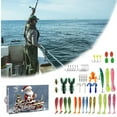 thumbnail image 5 of TIELUTT Fishing Set Christmas Advent Blind Fishing Enthusiasts Christmas Set Christmas for Blind Battery Candlesticks Kitchen Timer Cat Toddler Timer Sand Teeth Brushing Timer Wind up Timer with Alarm, 5 of 5