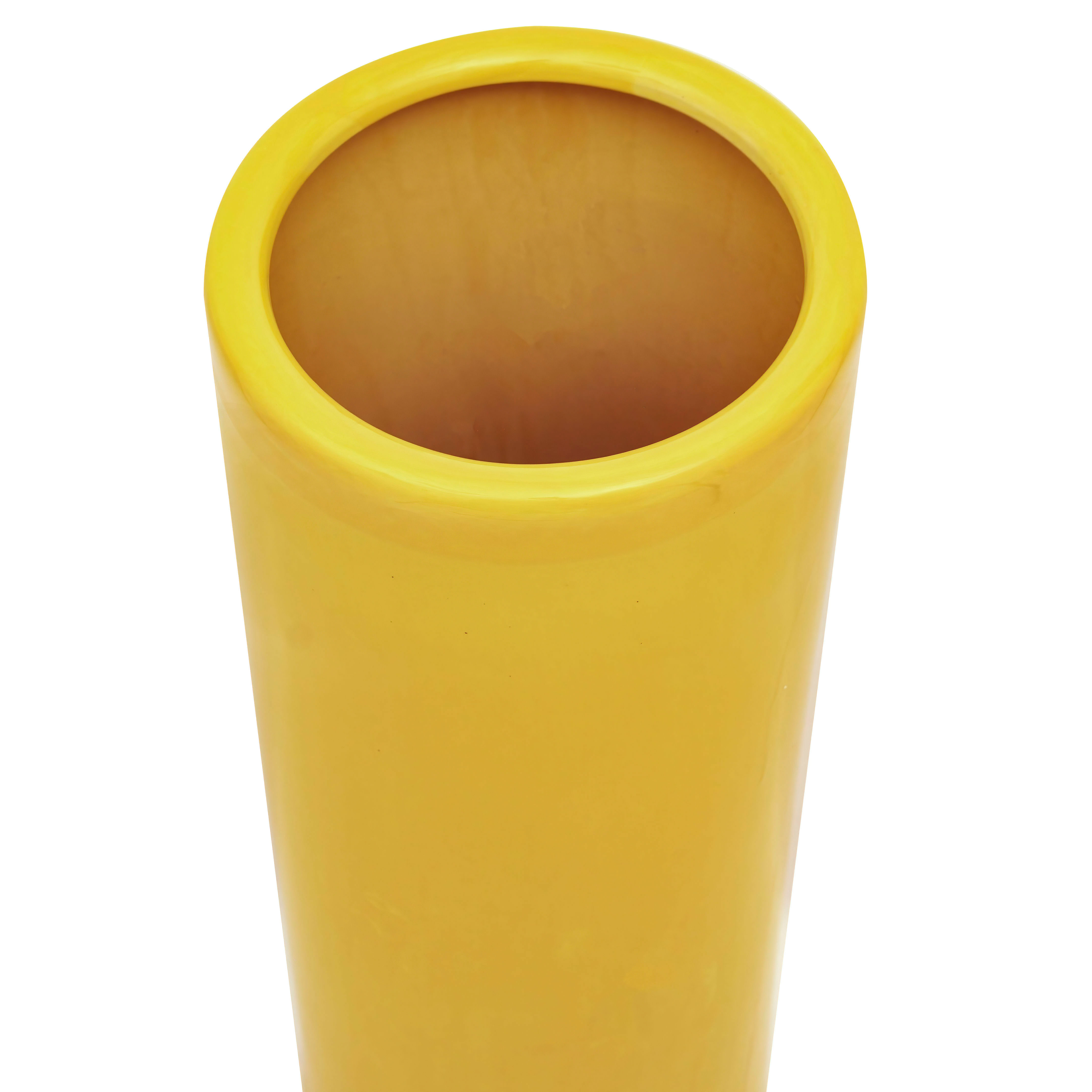 Red Lantern 24" Bright Yellow Umbrella Stand