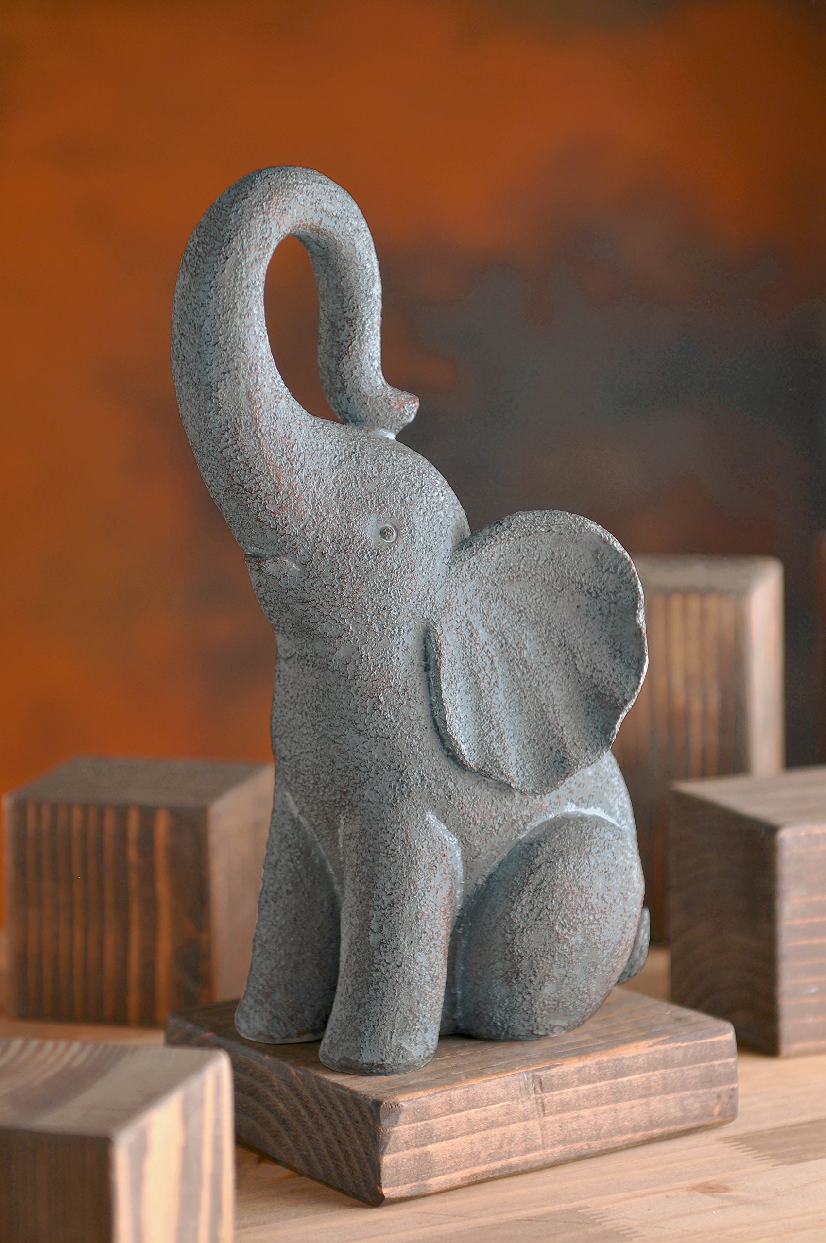 Grasslands Road World Garden Good Luck Elephant Statue - image 3 of 3