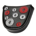 thumbnail image 3 of Mallet Pu Cover He Shaft Cierre Golf Headcover Impermeable Head Cover Accesorios Golfista para Mujeres , negro shamjiam cubierta de putter de mazo de golf, 3 of 9