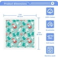 thumbnail image 3 of Dreamtimes 4 PCS Santa Claus Baby Washcloths Towel Set, Highly Absorbent & Soft Cotton Wash Cloths, 12"x 12" Face Hand Towels for Bathroom, Multi-Purpose Fingertip Towels, 3 of 7