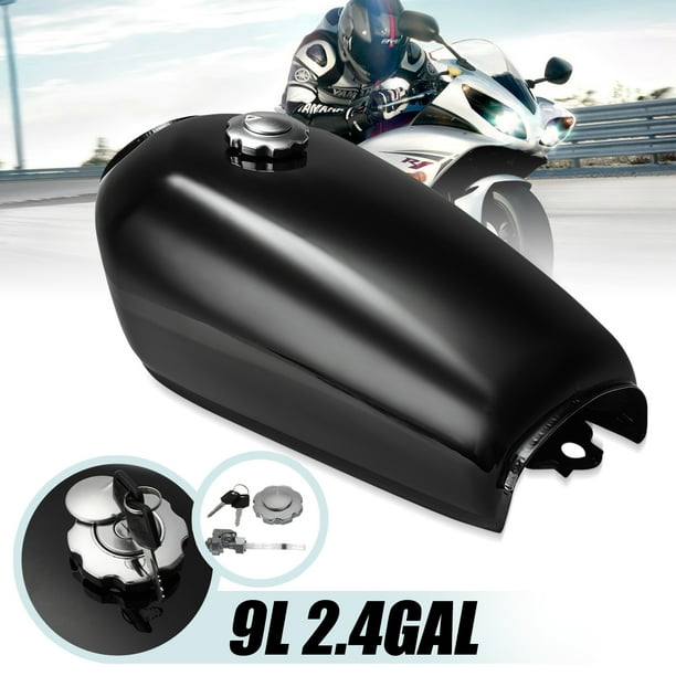 Motorcycle Cafe Racer Vintage Fuel Gas Tank With Tap For Honda Cg125 Aa001 Walmart Com