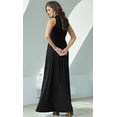 thumbnail image 4 of Womens Long Sleeveless Flowy Bridesmaid Cocktail Evening Gown Maxi Dress, 4 of 5