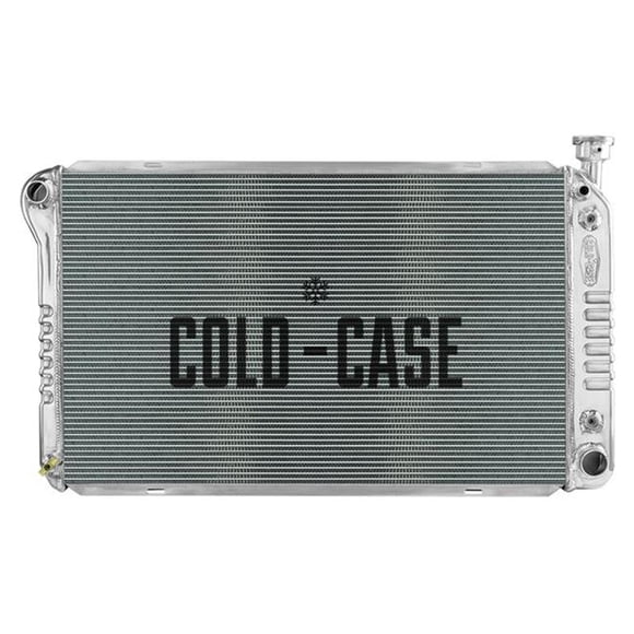 Cold Case Radiators CCRGMT572A Aluminum Radiator without Oil Cooler for 1988-1998 GM P-U 1500, Polished