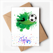 Fly Soccer Football Sports Welcome Back Greeting Cards Envelopes Blank
