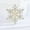 gold, variant on Sparkling Winter Brooch Snowflake Lapel Pin Gold and Silver Rhinestone Badge-gold
