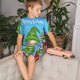 thumbnail image 3 of Balery Merry Christmas Gnome Conjunto de Pijama Infantil de Manga Corta con Estampado – Ropa de Dormir de Algodón Suave-Large, 3 of 4