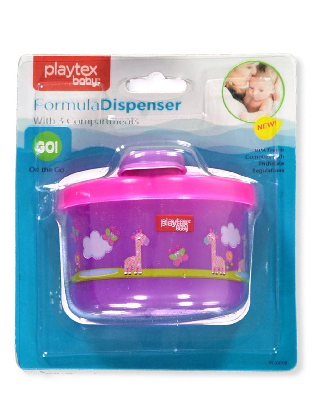 Purple,Size:L Saycker Baby Milk Powder Formula Dispenser Detachable Large Capacity with Spoon Baby Feeding 