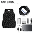 thumbnail image 6 of Haiem White Pineapples Backpack - Stylish and Durable 15-inch Laptop Backpack with Waterproof Oxford Fabric, 6 of 8
