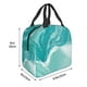 thumbnail image 3 of Easygdp Teal Turquoise 1 Bolsa Térmica Premium - Tela Oxford Impermeable, Gran Capacidad, Bolsillo Frontal, Unisex para Trabajo, Escuela, Actividades al Aire Libre y Picnics, 3 of 8