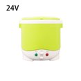 thumbnail image 3 of Car Rice Cooker Mini Cooking Tools 24V Multifunctional 1L Soup Electric Heater Travel Truck Lunchbox Food Appliance Machine 24V 24V/green, 3 of 9