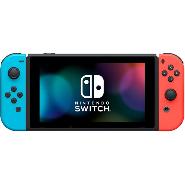 New Nintendo Switch Neon Red/Blue Joy-Con Improved Battery Life Console with Animal New Horizons NS Game Disc - 2020 Best Game! - Walmart.com