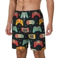 thumbnail image 2 of Balery Retro Video Game Mens Swim Trunks Swim Shorts for Men Quick Dry Inseam Beach Shorts with Compression Liner Pocket-Large, 2 of 9