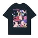 thumbnail image 3 of Pop cazadora para niña Demon Hunters Graphic Round-Neck Short Sleeve T Shirt For Kids Youth Fashion Tee With Cartoon Print Design Soft Blend Top For Children （Navy）, 3 of 4