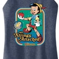 thumbnail image 3 of Pinocchio - No Strings Attached - Juniors High Neck Tank Top, 3 of 5
