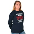 thumbnail image 3 of Hockey Soccer Mom Fight Funny Sports Long Sleeve TShirt Men Women Brisco Brands 3X, 3 of 6