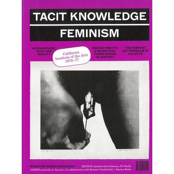 Tacit Knowledge: Post Studio/Feminism: Calarts 1970-1977, (Paperback)