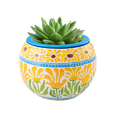 thumbnail image 1 of Rompecabezas 3D Maceta Flores De Verano 80 Piezas De Plástico Piecerelax, 1 of 4