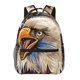 thumbnail image 1 of Easygdp Eagle With USA Flags Mochila Ergonómica Versátil para Laptop - Múltiples Bolsillos, Correas Ajustables, Unisex para Escuela, Viajes y Actividades al Aire Libre-One Size, 1 of 5