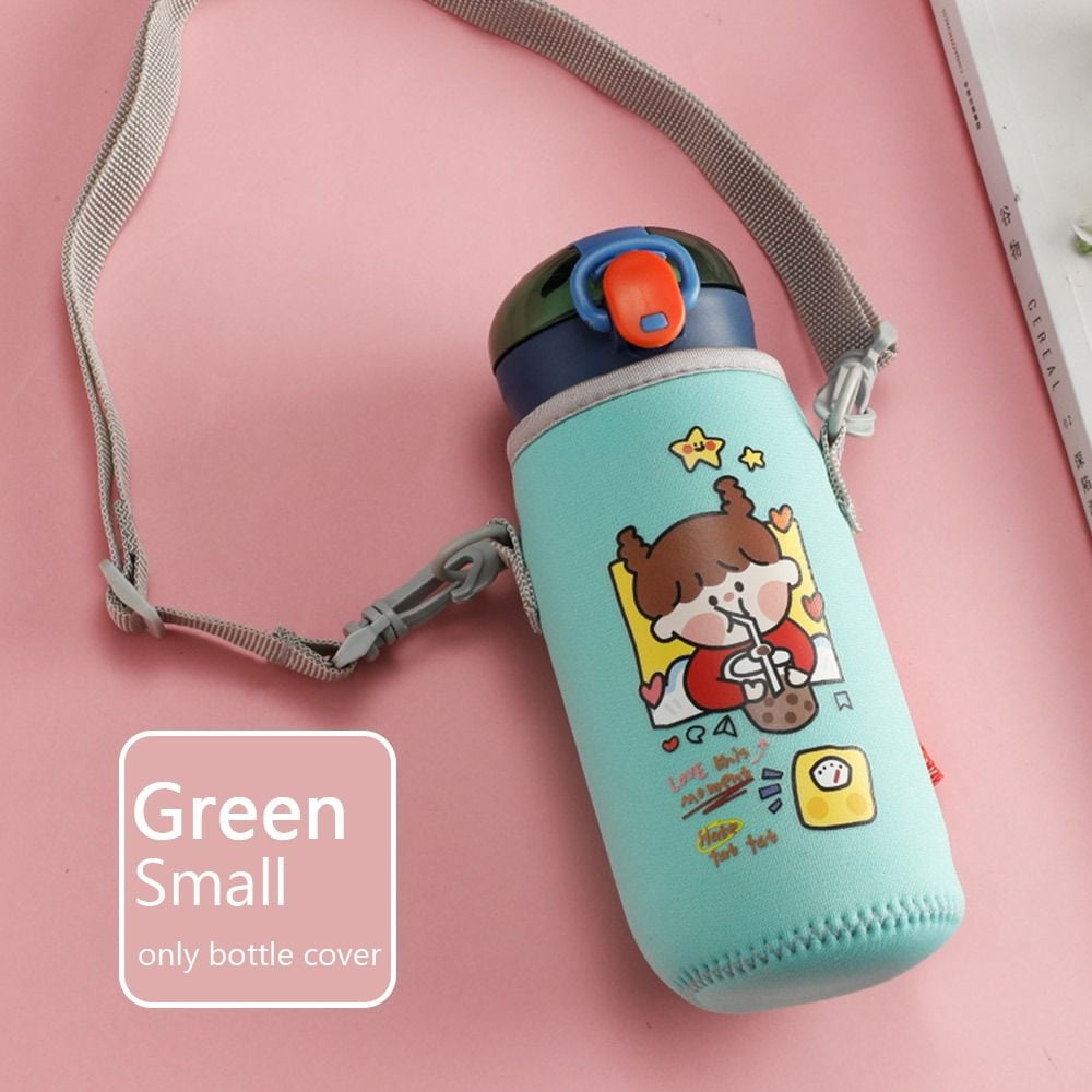Cartoon Outdoor Insulated Bag Pouch Water Bottle Case Cup Sleeve Water