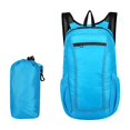 thumbnail image 1 of Mochila ligera y plegable para ir de compras, vacaciones y viajes cortos. Azul brillante, 1 of 9