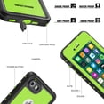 thumbnail image 4 of iPhone 7/8 Waterproof Case [Doigt ID Compatible] Slim Protection Intégrale du Corps pour Apple iPhone 7 et iPhone 8 (4,7 Pouces) - Vert Citron, 4 of 7