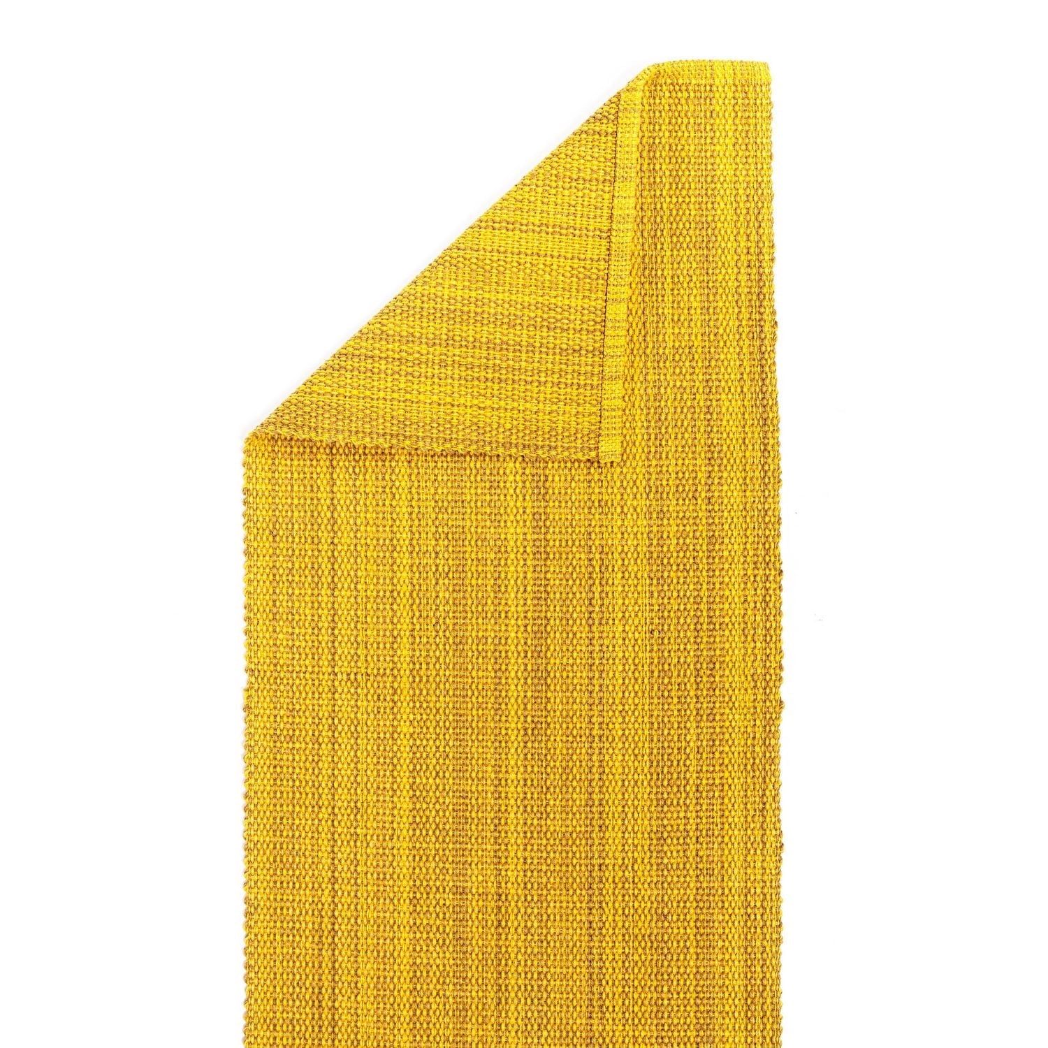 Fabstyles Casual Classic Cotton Table Runner, Washable Woven Runner for Dining, Kitchen, Coffee, and Patio