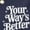 Navy, variant on Your Way’s Better Shirt, Christian Bible Verse Tee, Proverbs 16:9 Faith Shirt, Jesus Lover Graphic Tee