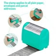 thumbnail image 3 of Identify Theft Protection Confidential ID Guard Wide Roller Stamp Set, Refillable Guard Your ID Privacy Confidential Data Wide Security Stamp Roller with 3 Ink Refills, Green, 3 of 6