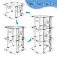 thumbnail image 2 of Shoes Rack Shoes Holder Multi Layer Sneaker Rack Space Saving Shoes Organizer Clear Vertical Shoe Rack, 2 of 4