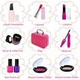 thumbnail image 3 of PENGXAING Kids Makeup Kit for Girl - 21Pc Real Washable  Non Toxic Play Princess Cosmetic Set - Ideal Birthday Gift, 3 of 15