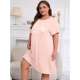 thumbnail image 2 of FEREMO Nightgowns for Women Printed Loungewear Dress With Pockets, 2 of 6