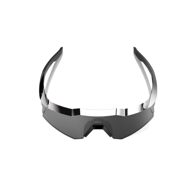 100% Speedcraft Sunglasses - Soft Tact Two Tone; HiPER Silver