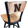 thumbnail image 2 of L038 Nebraska 25" Swivel Counter Stool with Black Wrinkle Finish and a Laser Engraved Back, 2 of 2