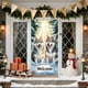 thumbnail image 4 of Christmas Door Cover Santa Claus Print Holiday Party Decoration Polyester Fabric Door Hanging for Home Indoor Outdoor Festive Decor, 4 of 6