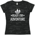 thumbnail image 3 of Inktastic Ready For Adventure Hiking Camping Women's T-Shirt, 3 of 5