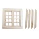 thumbnail image 1 of 1/12 casa de decoración de ventana en mini regalos para niñas accesorios de muebles Mini juguetes para DIY 16 paneles para jardín Sunnimix ventanas de la casa de muñecas, 1 of 8