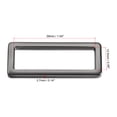 thumbnail image 2 of Unique Bargains 39x12.5mm Rectangle Buckles Electroplated Light Black 6 Pack, 2 of 7