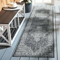 thumbnail image 3 of SAFAVIEH Courtyard Chao Medallion Indoor/Outdoor Area Rug, Grey/Black, 9' x 12', 3 of 8