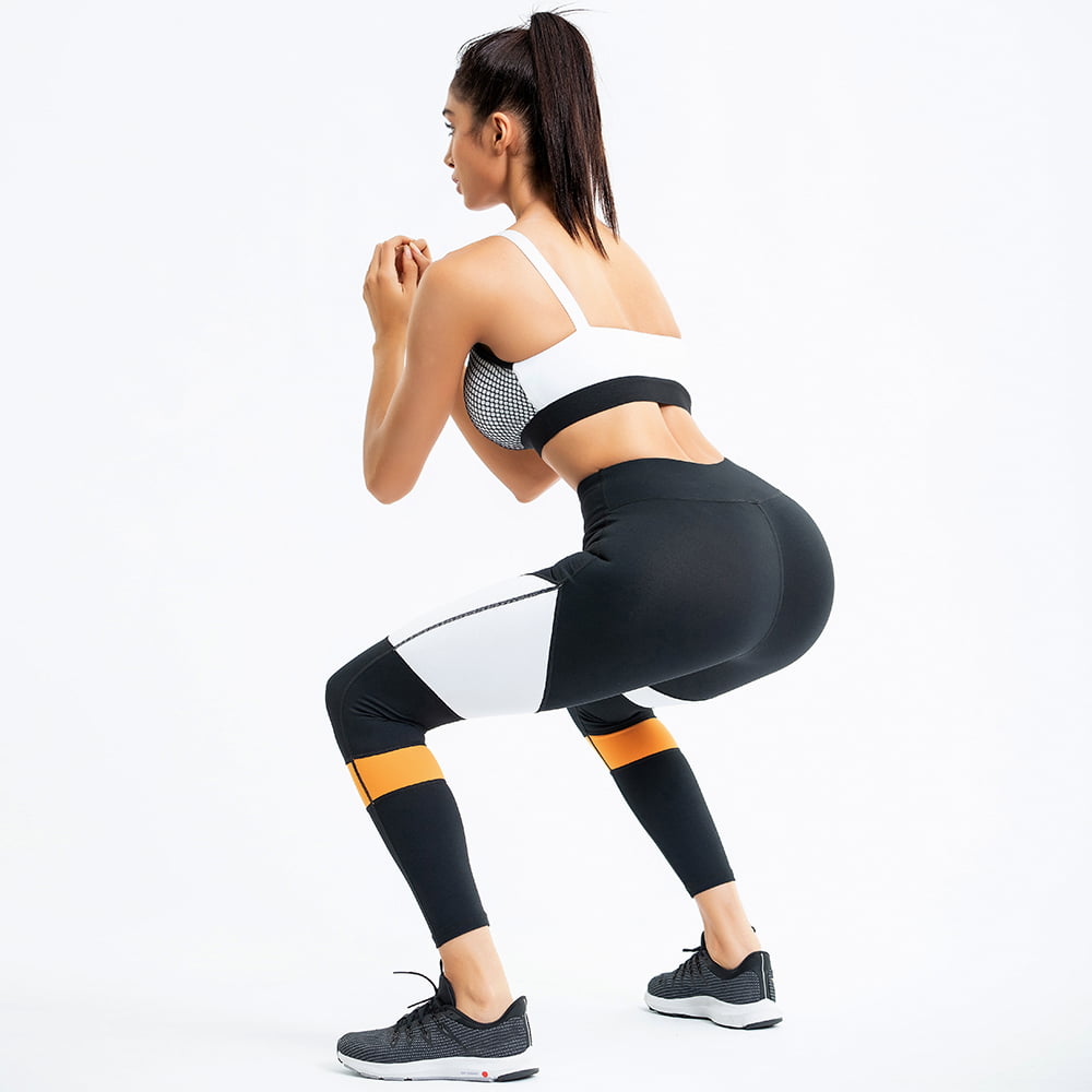 Women Mesh Fitness Leggings Sport Workout Gym Running Jogging Push Up Yoga Pants 