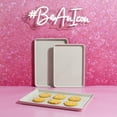 thumbnail image 6 of Paris Hilton 3 Piece Bakeware Set, Nonstick, Dishwasher Safe, Heavy Duty Carbon Steel, Pink, 6 of 7