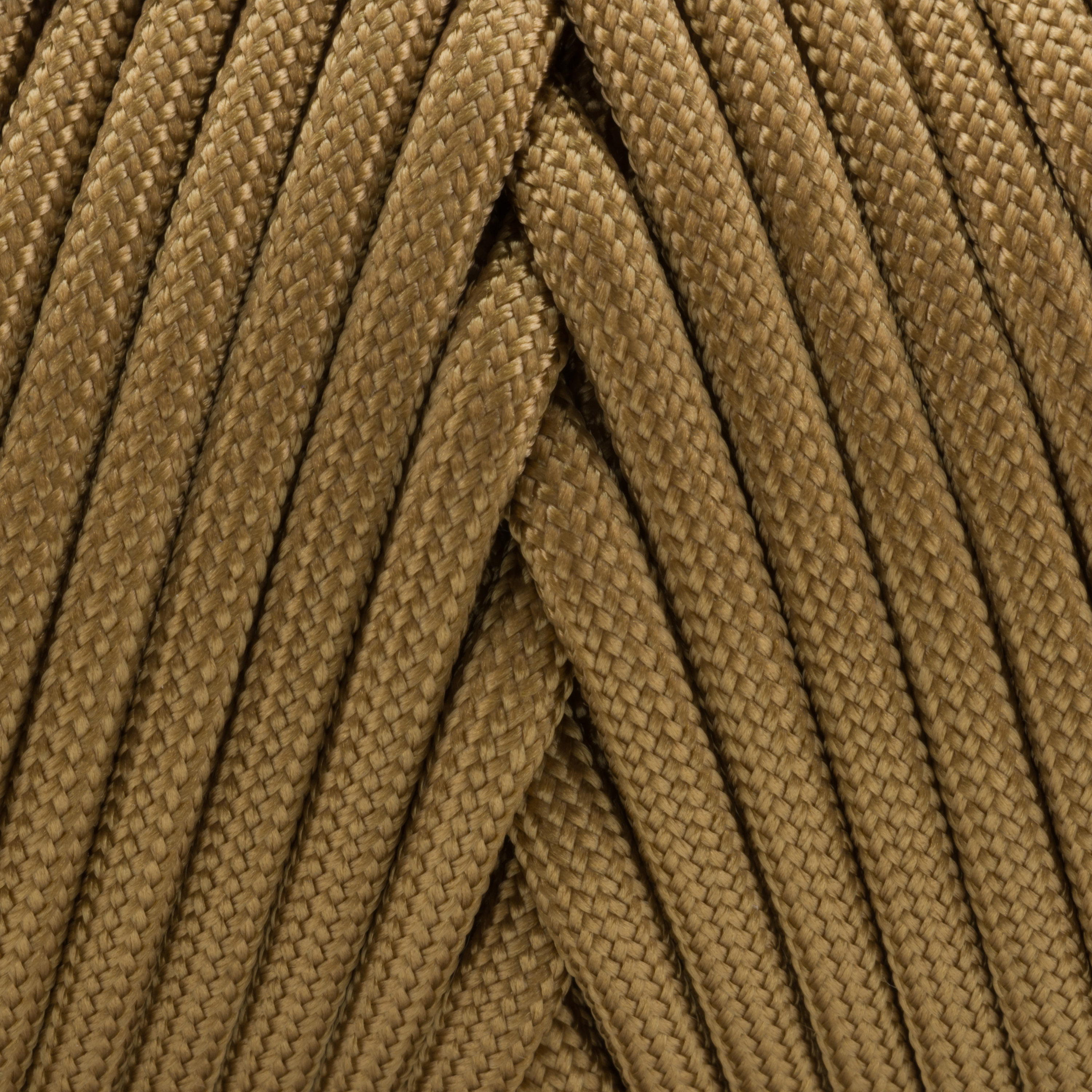 TOUGH-GRID 750lb Grizzly (Coyote) Brown Paracord / Parachute Cord - 100% Nylon Mil-Spec Type IV Paracord Used by The US Military, Great for Bracelets and Lanyards, 200Ft. - Grizzly (Coyote) Brown