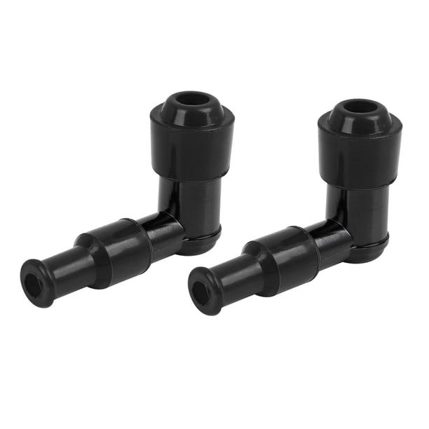 Tapa Bujía Impermeable Negra para Motocicleta de Moto-cross ATV 2uds