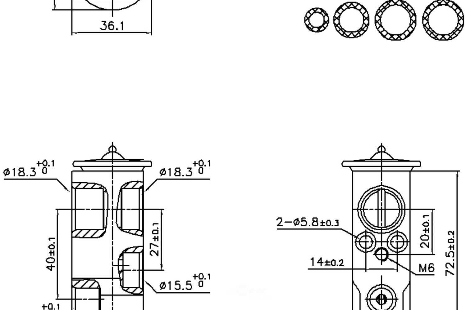 Nissens 999455 Air Conditioning Expansion Valve