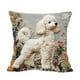 thumbnail image 2 of Funda de almohada con bordado de perro de pelo corto | Funda de cojín decorativa para sofá, sillón, 2 of 6